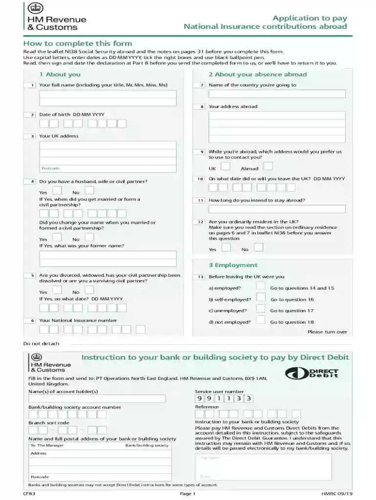 cf83 form Preview on Page 1