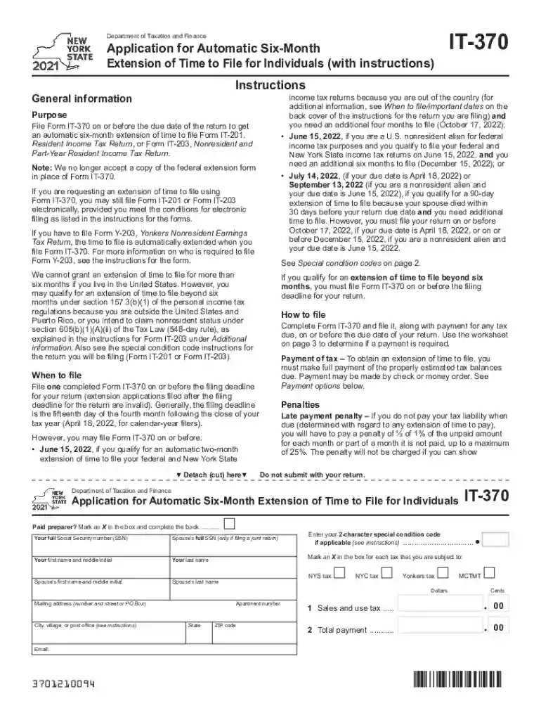 370 application form Preview on Page 1