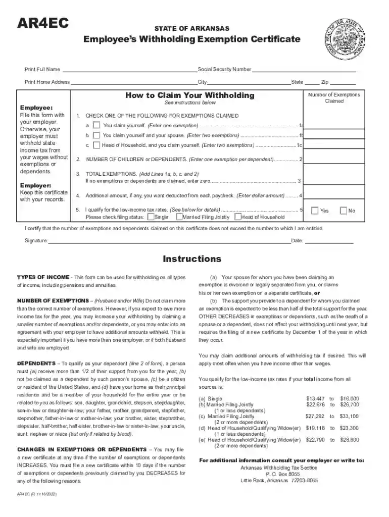 arkansas exemption Preview on Page 1