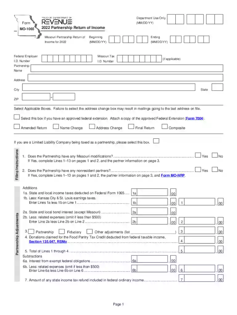 mo 1065 instructions 2022 Preview on Page 1