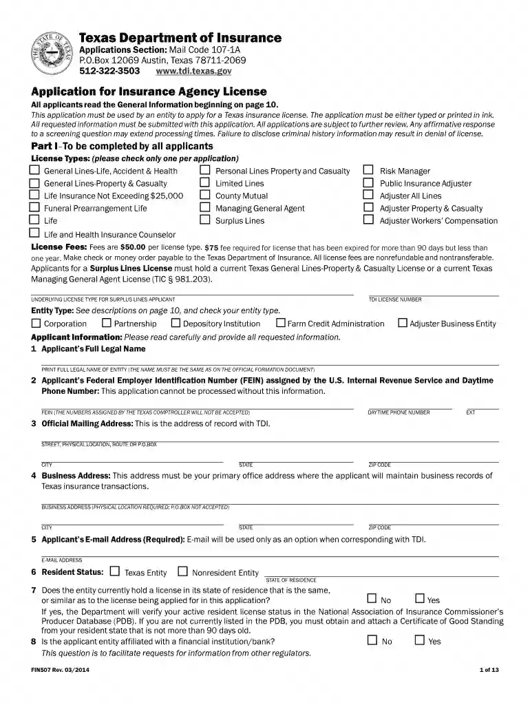 fin 507 2012 form Preview on Page 1