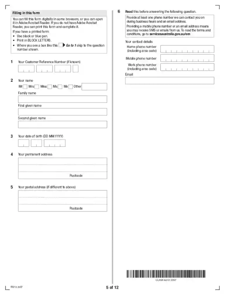 proof of care arrangements letter Preview on Page 1