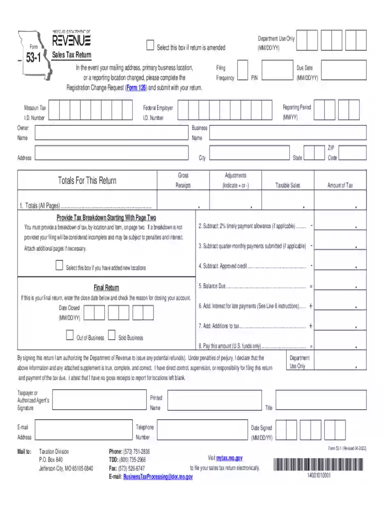 mo form 53 1 Preview on Page 1