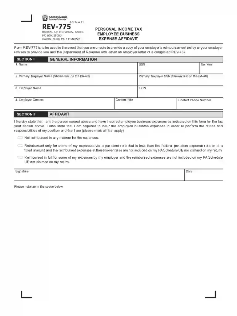 pa affidavit template Preview on Page 1