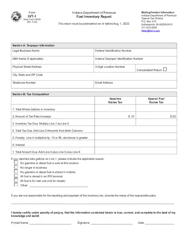 mail from indiana department of revenue Preview on Page 1