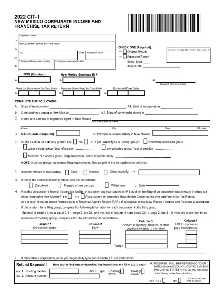 nm cit 1 instructions 2022 Preview on Page 1