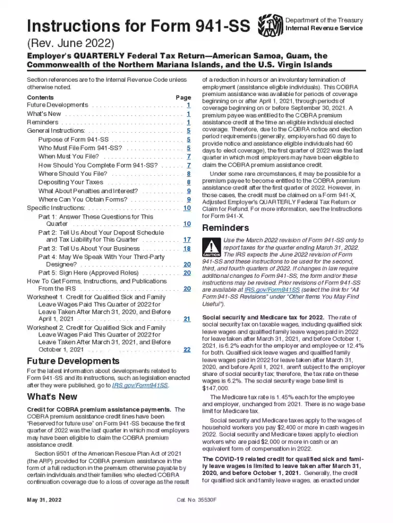 941 ss form Preview on Page 1