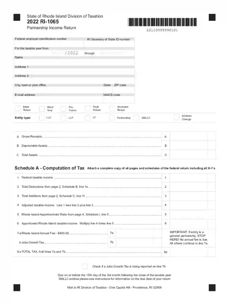 RI Division of Taxation: Welcome Preview on Page 1