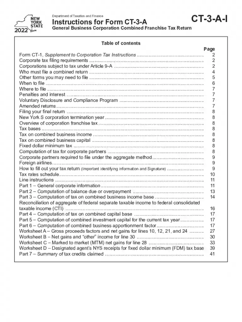 nys ct 3 mailing address Preview on Page 1