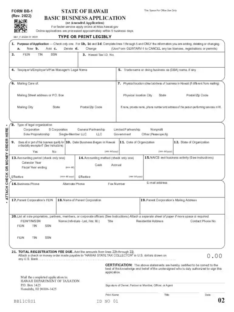 general excise tax hawaii form Preview on Page 1