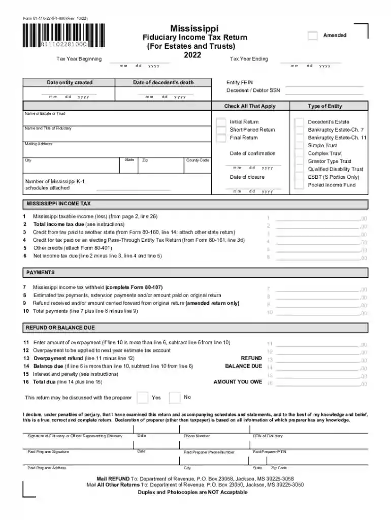 form 1310 Preview on Page 1