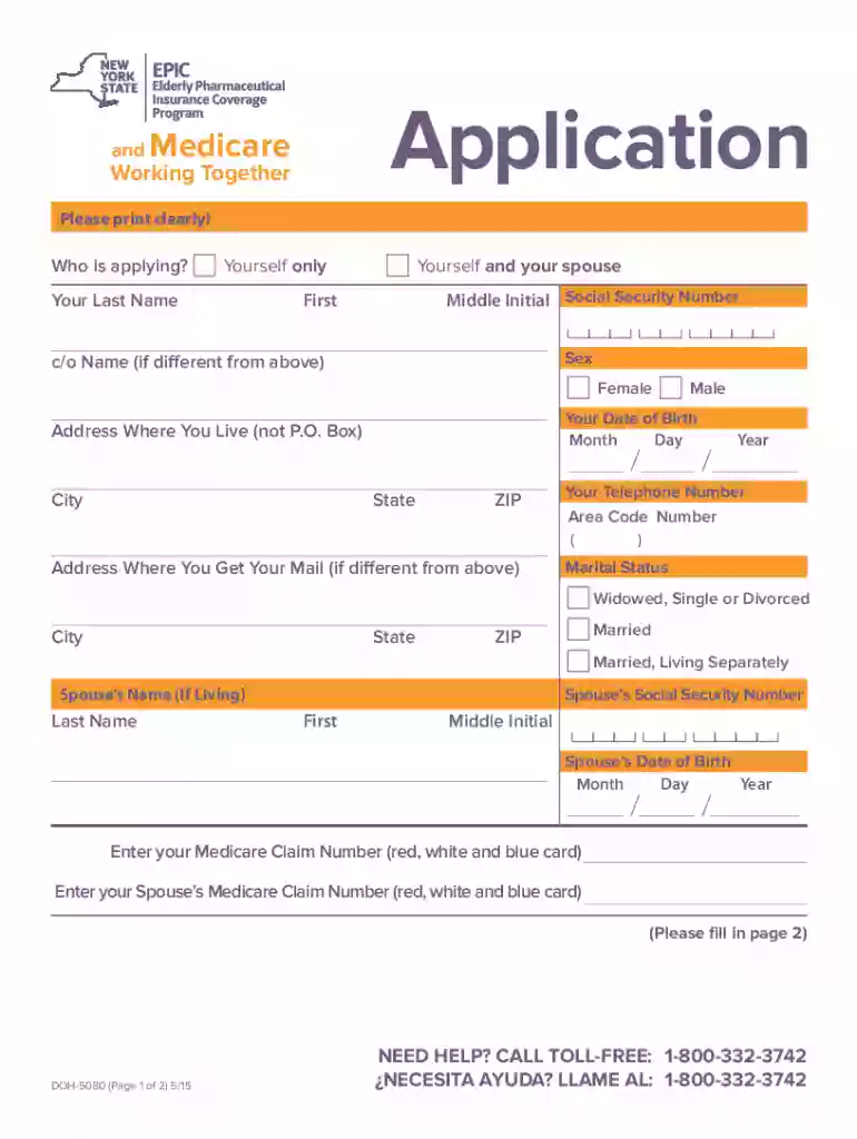 epic application online Preview on Page 1