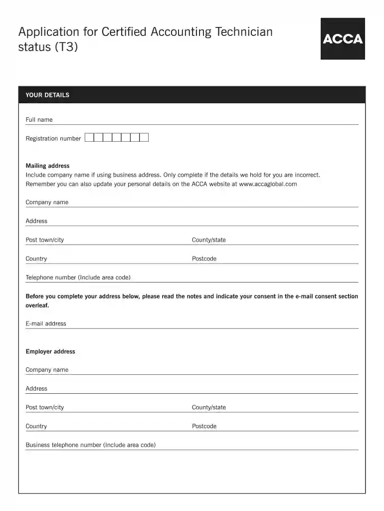 technican job applicatication form Preview on Page 1