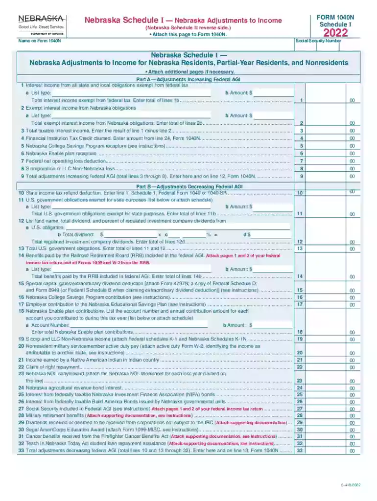 nebraska schedule 1 Preview on Page 1