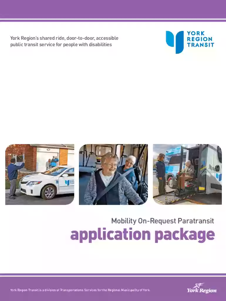 yrt mobility request paratransit Preview on Page 1