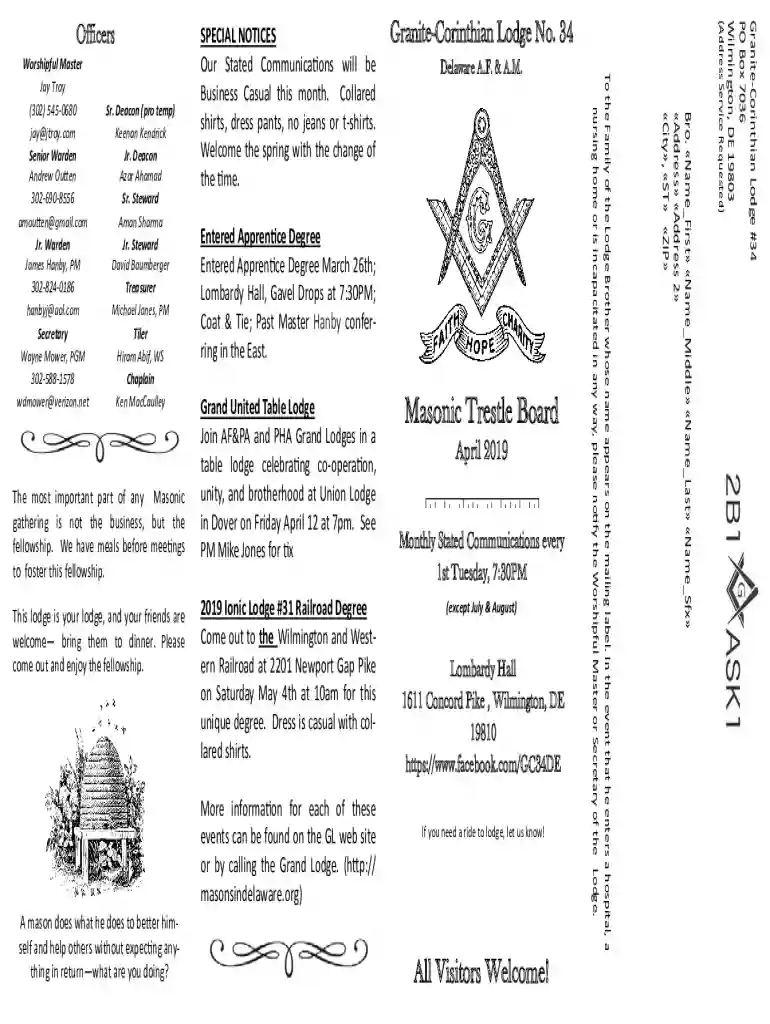 1st degree masonic ritual pdf Preview on Page 1