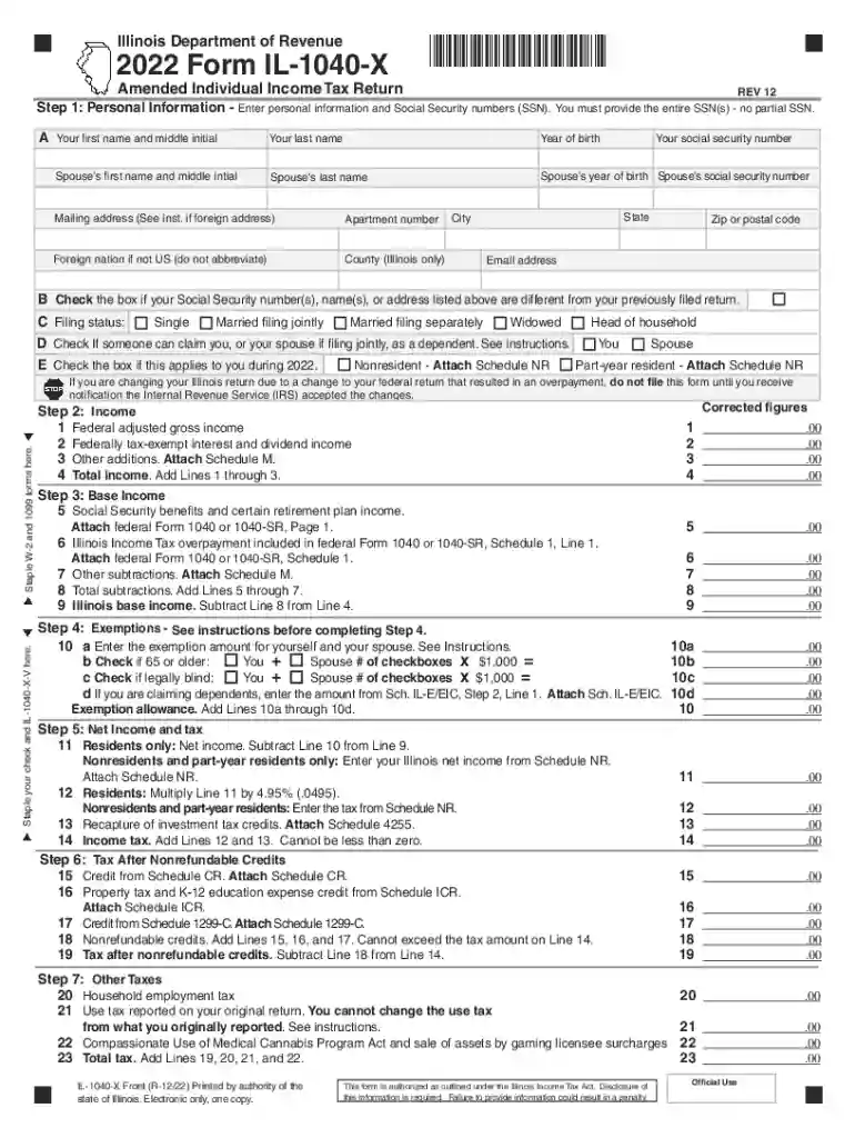 il 1040 form Preview on Page 1