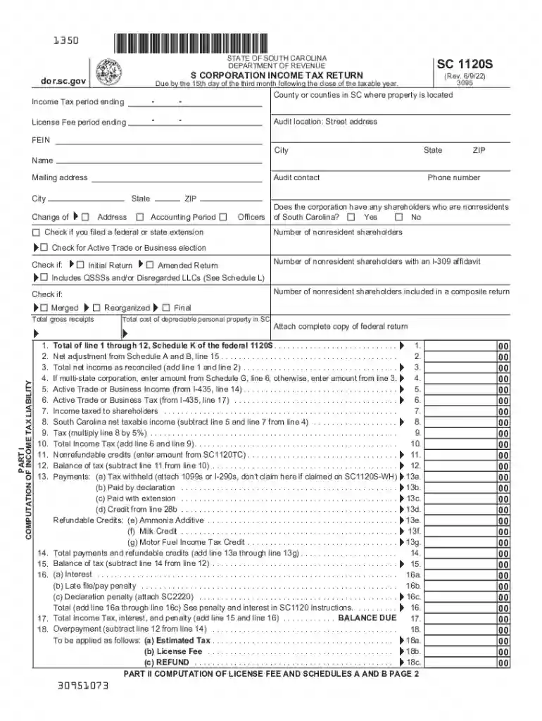 sc form sc1120 instructions 2022 Preview on Page 1