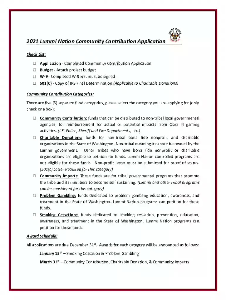 Office of the Treasurer - Lummi Nation Preview on Page 1