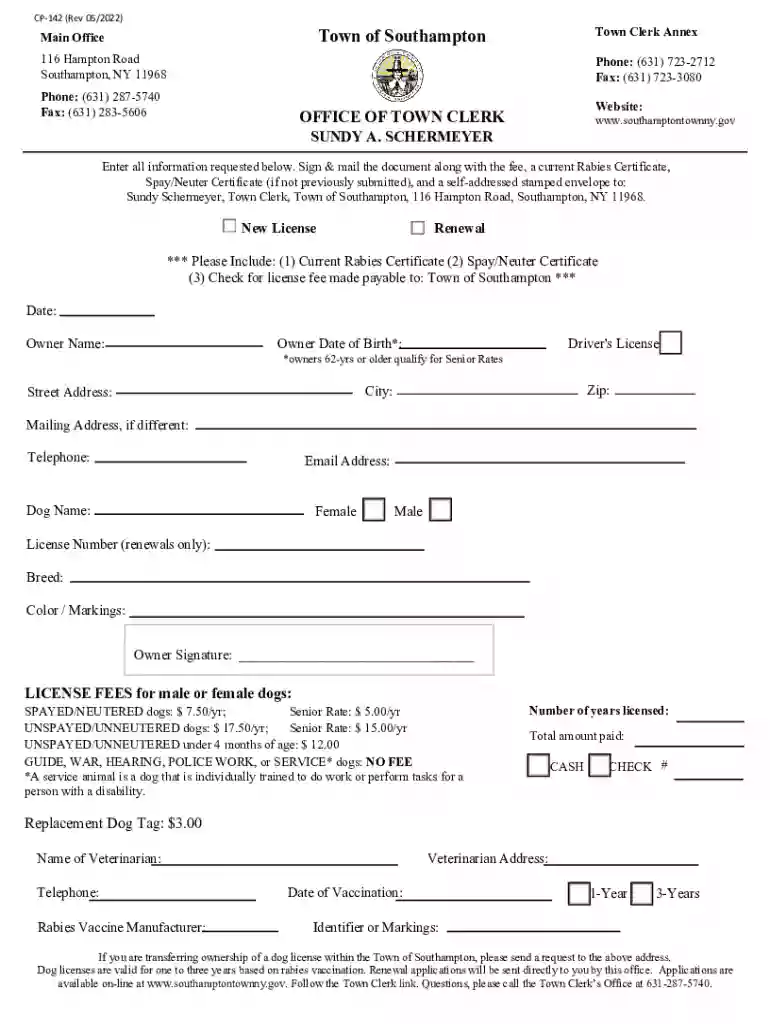 Town Clerk - Town of Huntington, Long Island, New York Preview on Page 1