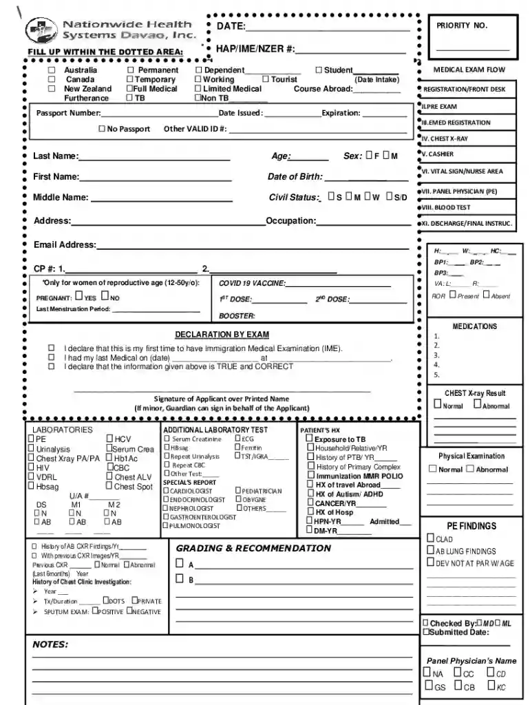 Evidence you are in good healthImmigration New Zealand Preview on Page 1