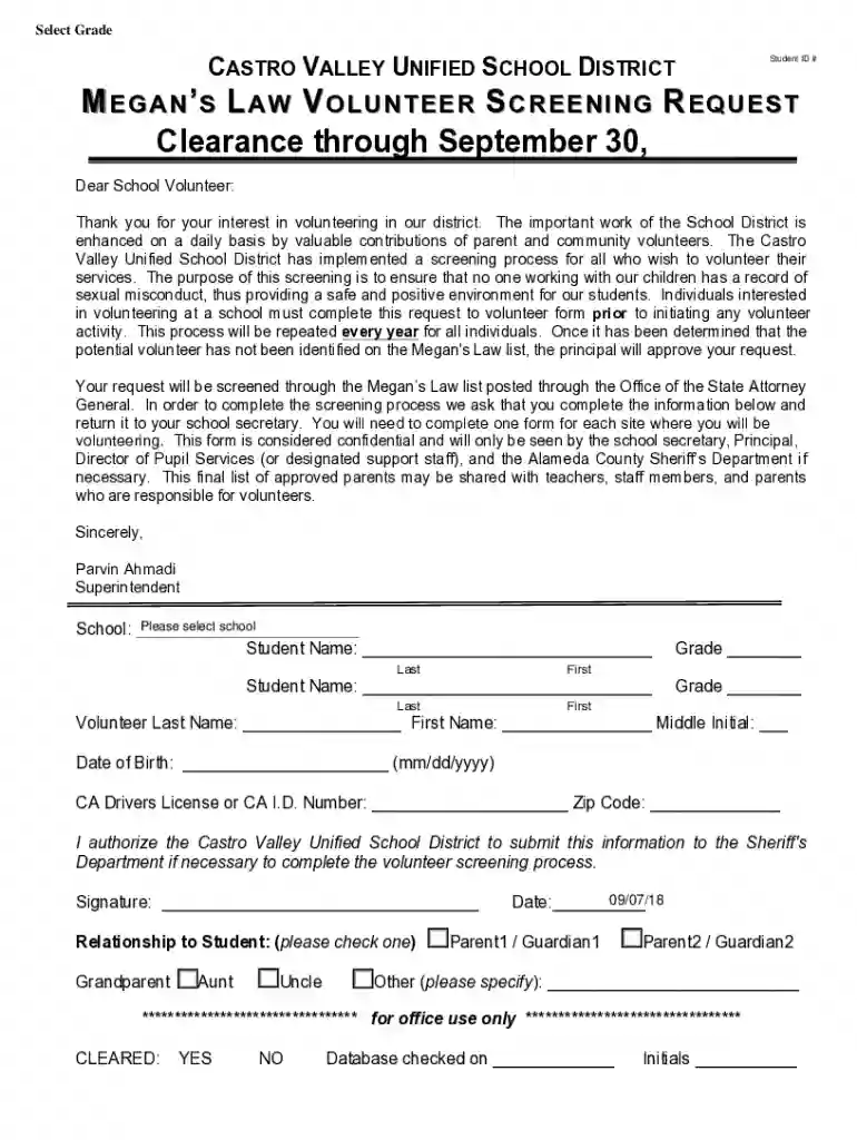 Castro Valley Unified School District Preview on Page 1