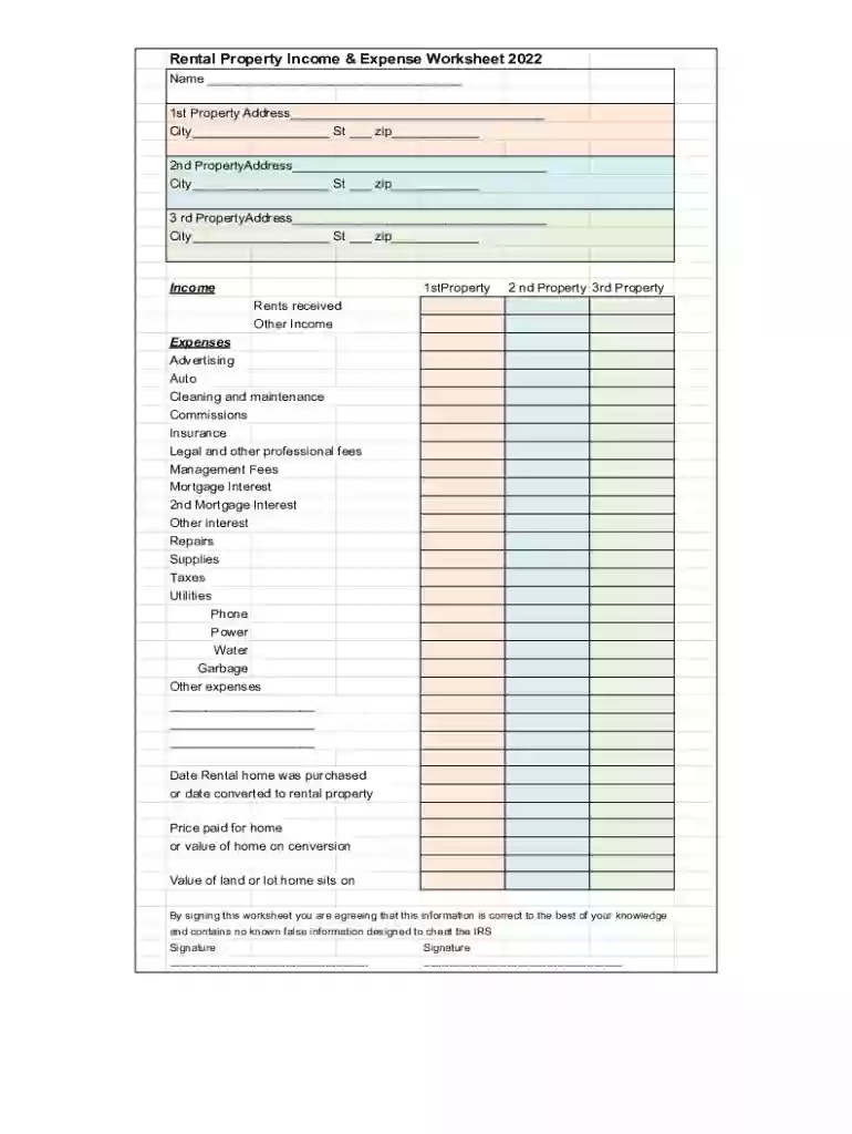 How to Claim Rental Property on Your Income Tax Preview on Page 1
