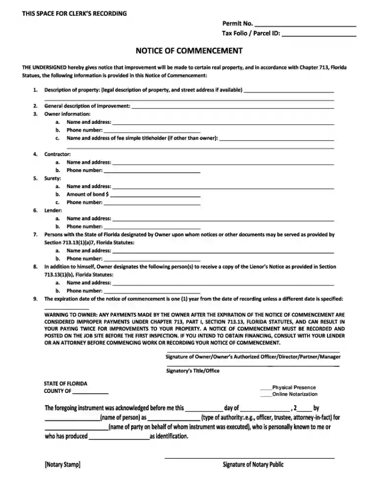 Notarization Consent Form Preview on Page 1