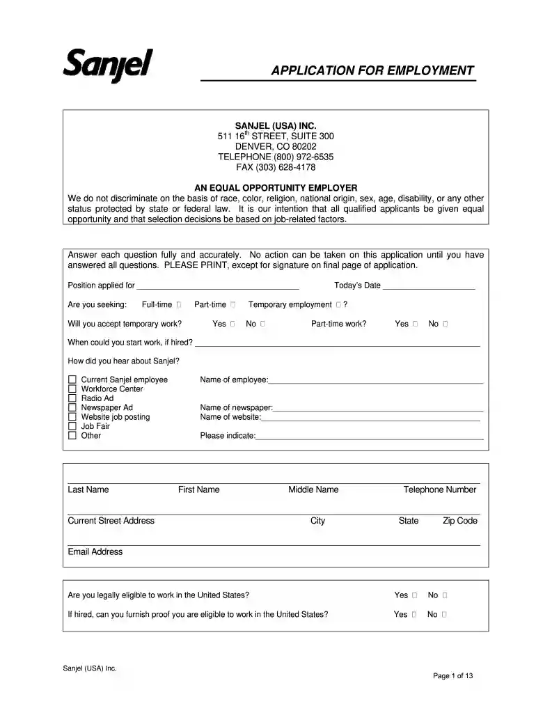 sanjel careers Preview on Page 1