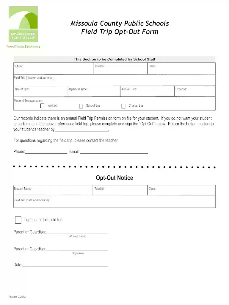 trip opt out Preview on Page 1