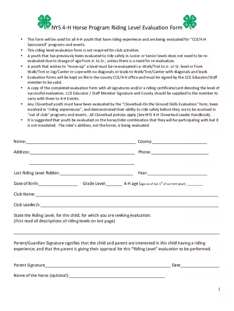Riding Evaluation-2 docx Preview on Page 1
