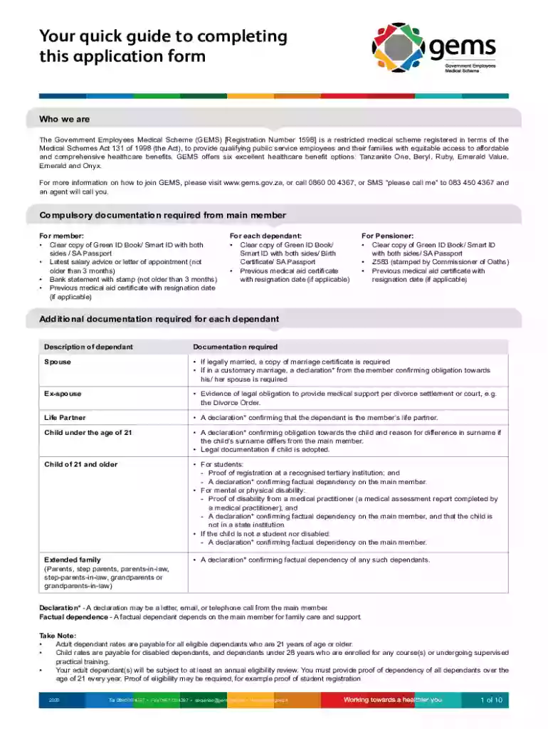 Applying to join Discovery Health Medical Scheme - Aon Preview on Page 1