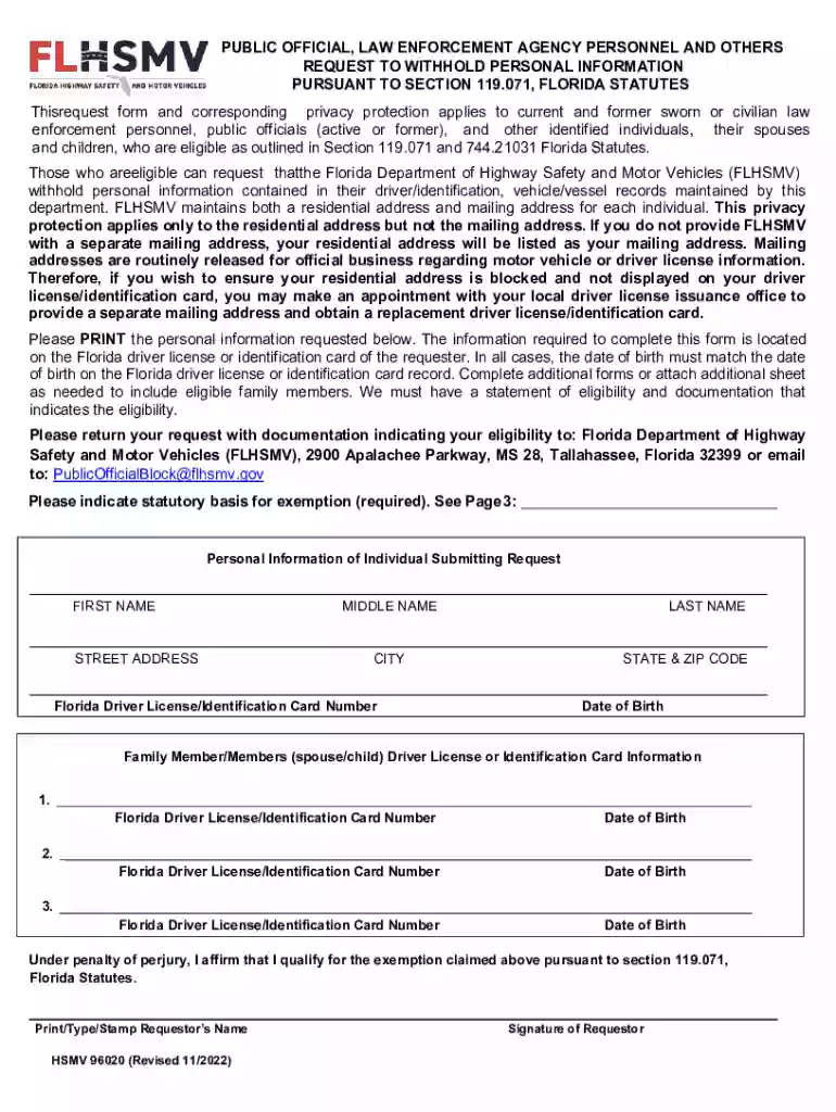 hsmv 96020 Preview on Page 1