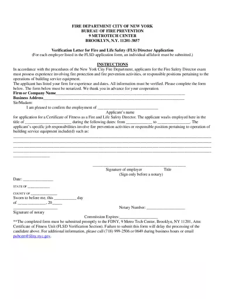FIRE DEPARTMENT CITY OF NEW YORK BUREAU OF FIRE Preview on Page 1