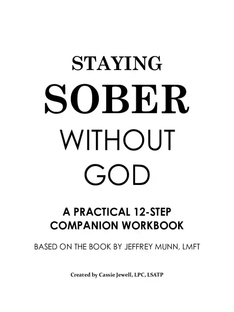 Staying Sober Without God Workbook Preview on Page 1