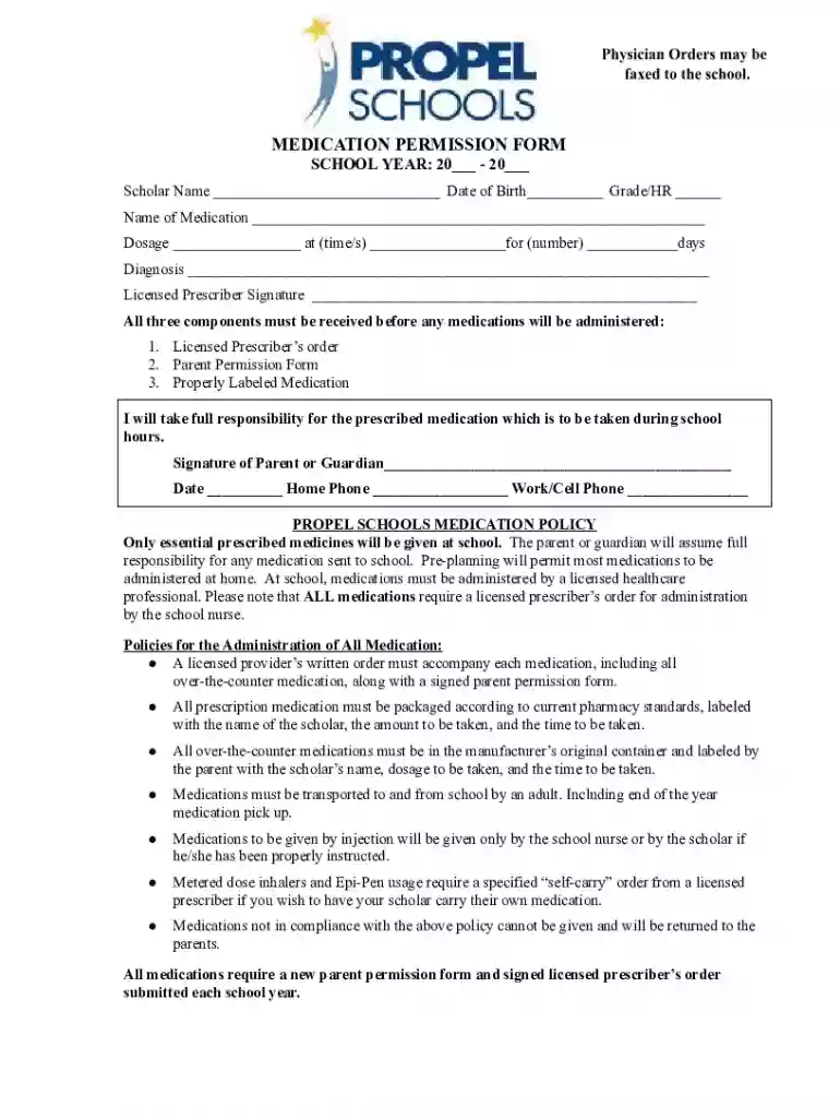 MEDICATION AT SCHOOL Preview on Page 1