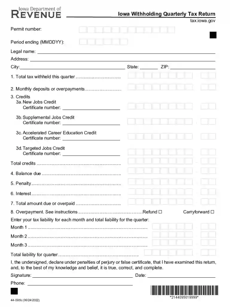 Iowa W ithholding Tax Guide - City of Burlington, Iowa Preview on Page 1