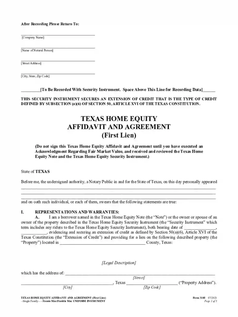 plain language security instrument - Freddie Mac Single-Family Preview on Page 1
