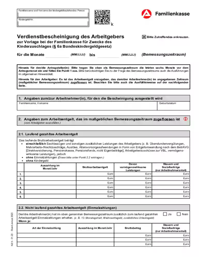 verdienstbescheinigung Preview on Page 1