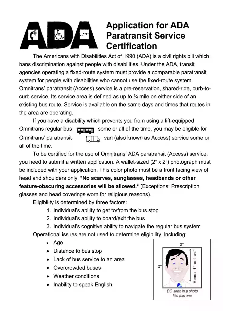 omnitrans paratransit Preview on Page 1