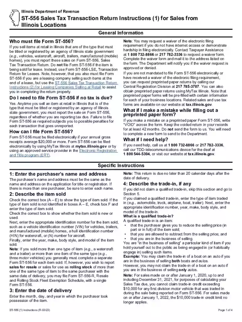 printable st 556 form Preview on Page 1