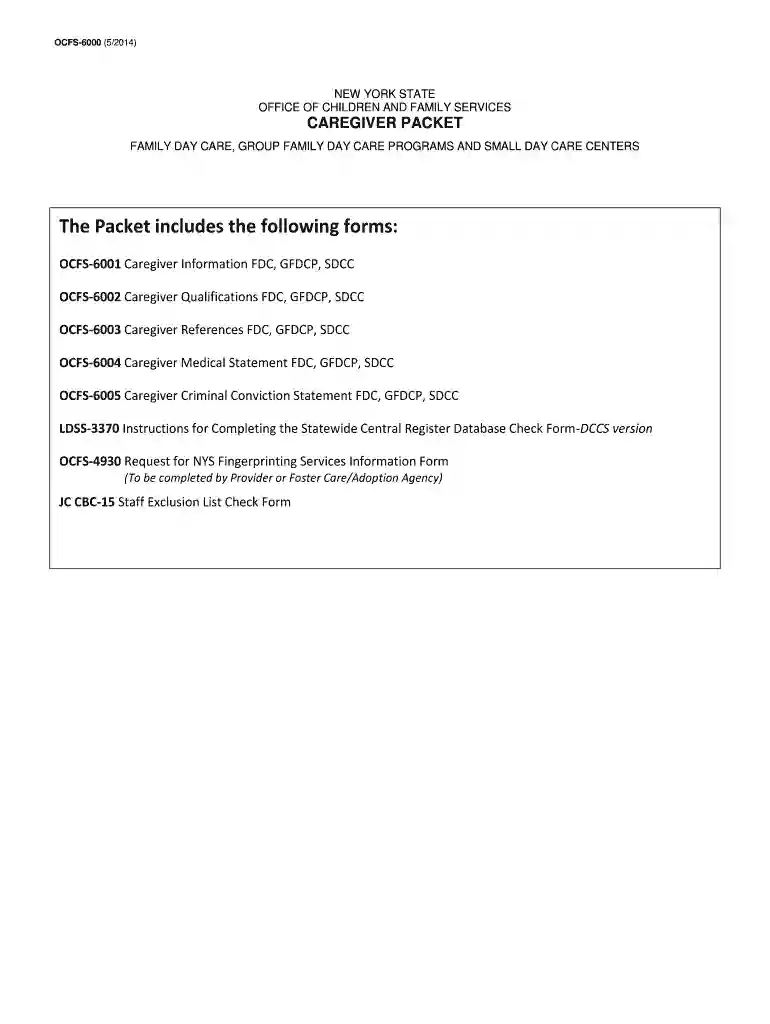 ocfs 6000 packet Preview on Page 1