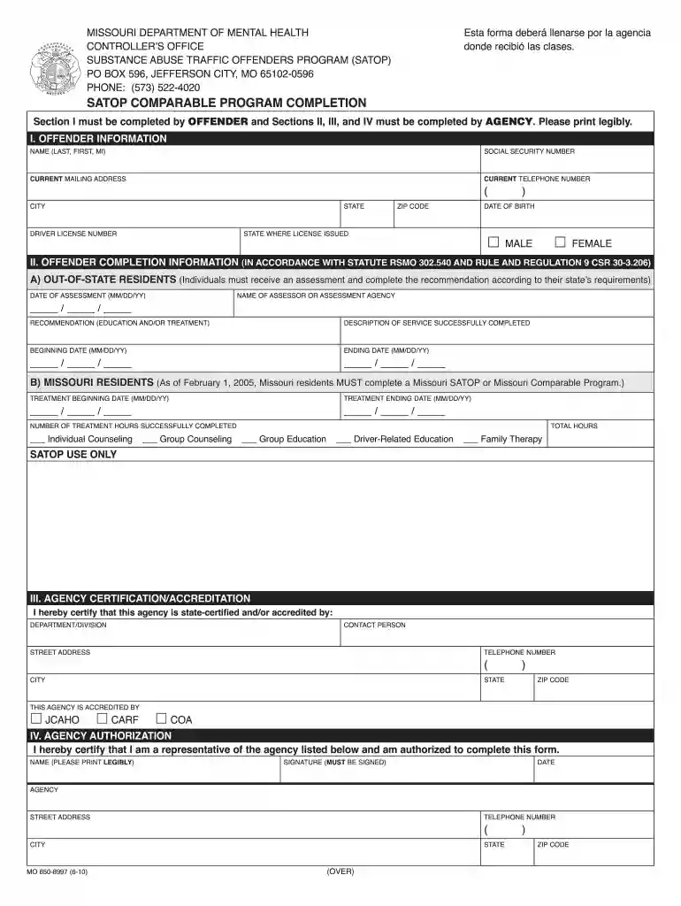 financial assistance for satop in missouri Preview on Page 1
