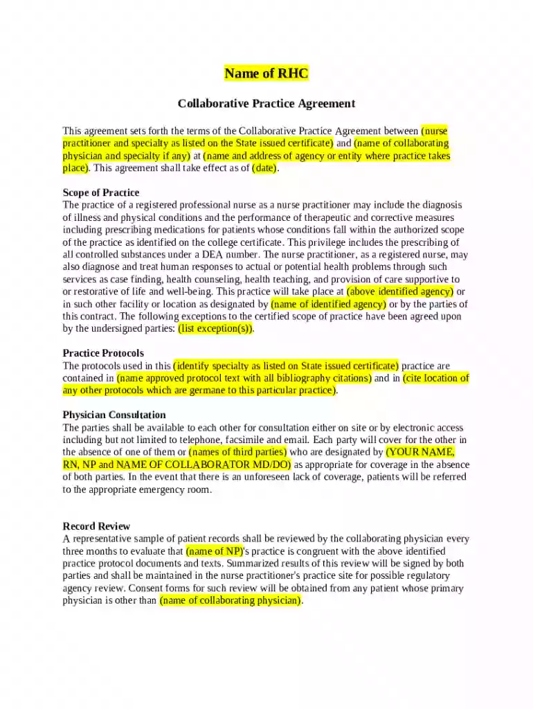 np-sample-collaborative-agreement Preview on Page 1