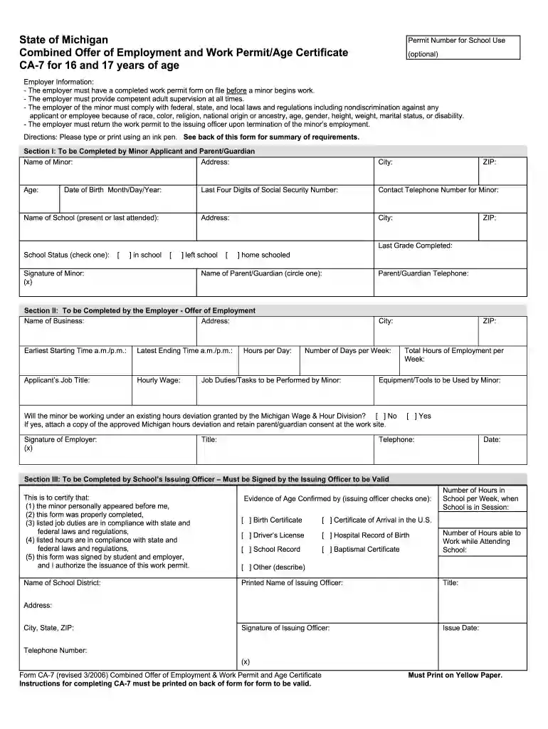 where can i get a work permit besides school Preview on Page 1