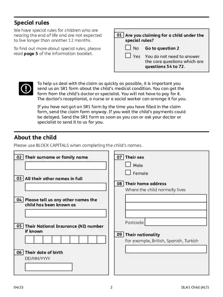 dla1a child Preview on Page 1