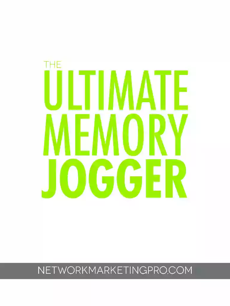 memory jogger Preview on Page 1