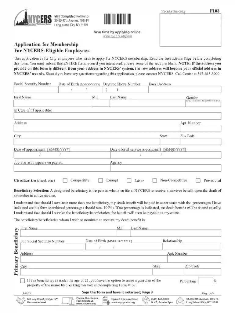 f103 form Preview on Page 1