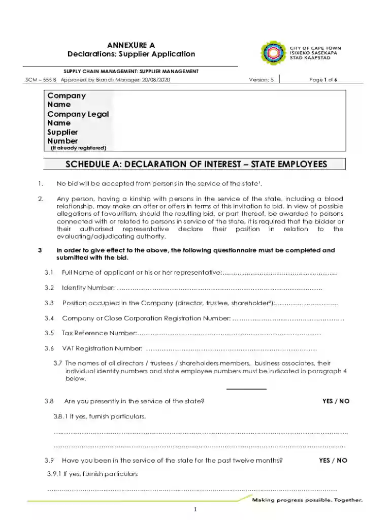 Forms, notices, tariffs and lists Preview on Page 1