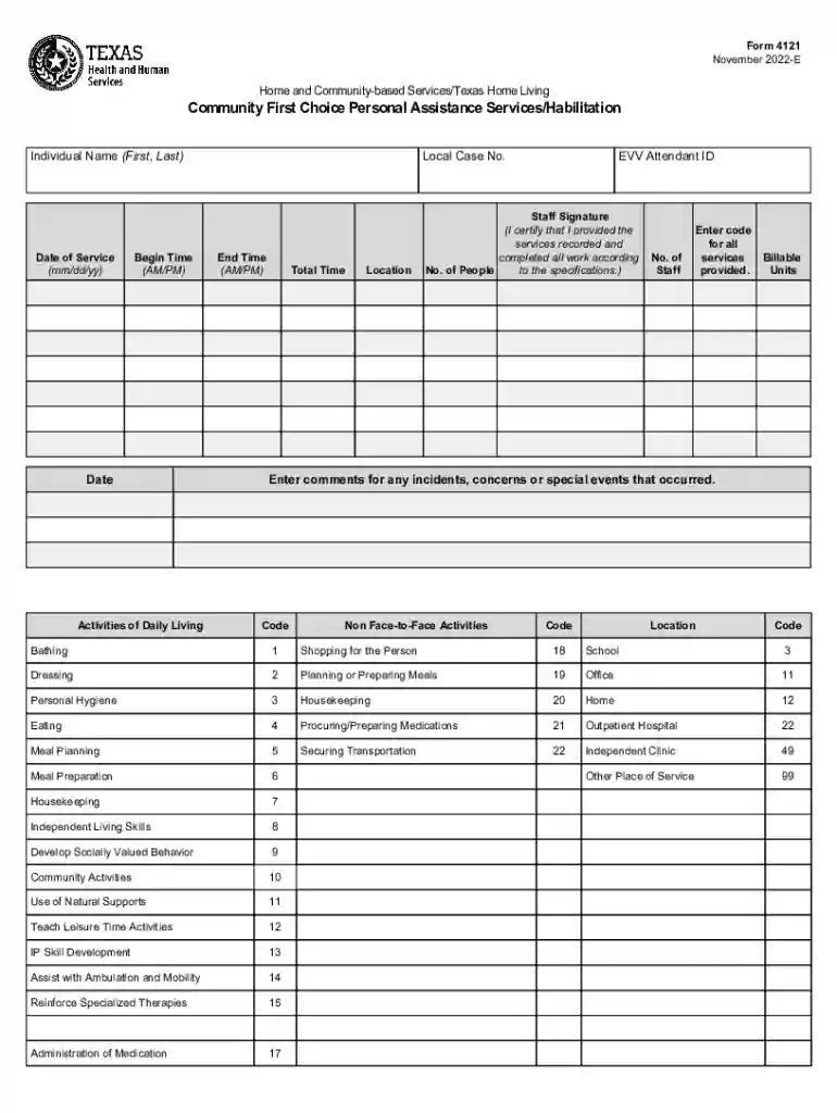 form 4121 Preview on Page 1